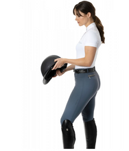 Charger l'image dans la galerie, My LeMieux Dynamique knee grip breeches Ice grey