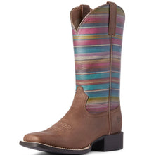 Charger l&#39;image dans la galerie, Botte western Ariat round up wide square Femme
