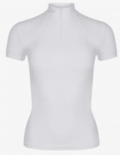 Charger l&#39;image dans la galerie, Lemieux Olivia Long and short Sleeve Show Shirt manche longue et courte white /Blanc
