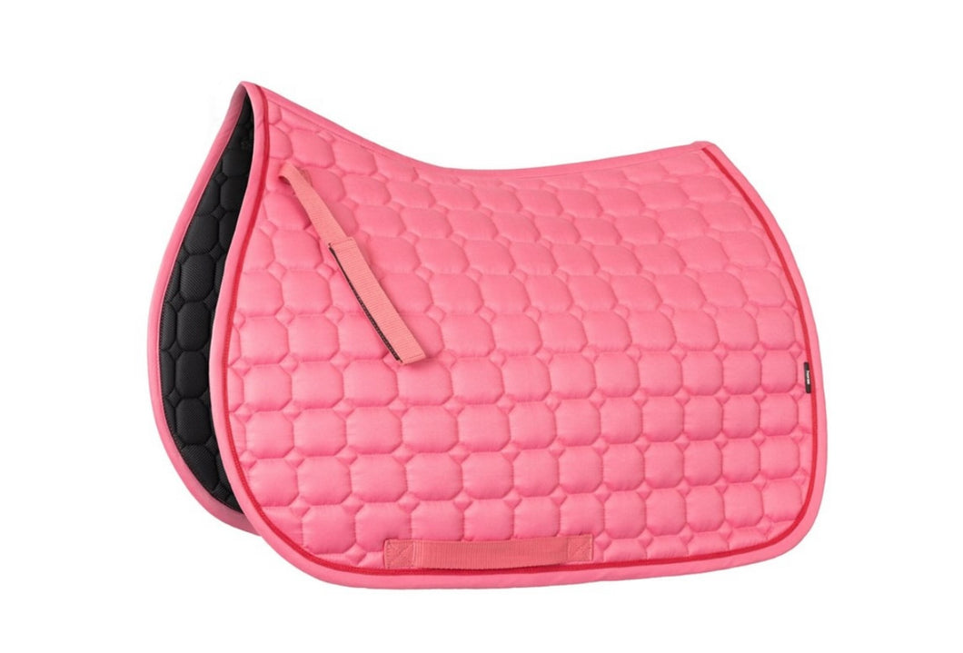 Tapis de sault Horze Rose Tonique Jump Saddle Pad - Fruit Dove