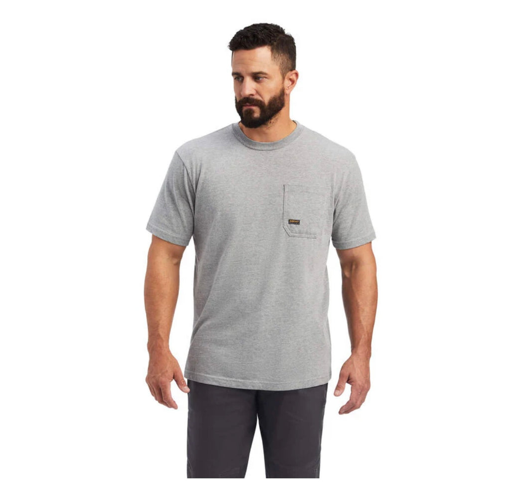 Chandail marche courte Homme t shirt Ariat Rebar cotton