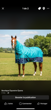 Charger l'image dans la galerie, Couvertures de pluie 1200 deniers UMBER HORSEWEAR
