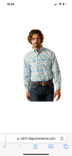 Charger l'image dans la galerie, Chemisier manche longue Western Homme/Ariat long sleeve skirt
