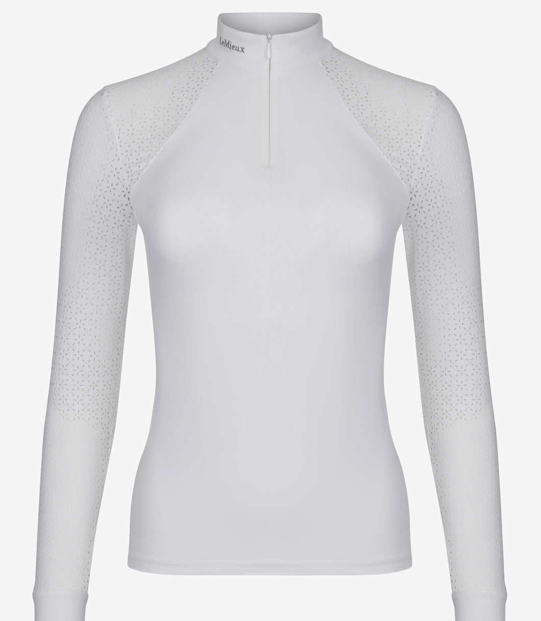 Lemieux Olivia Long Sleeve Show Shirt Blanc