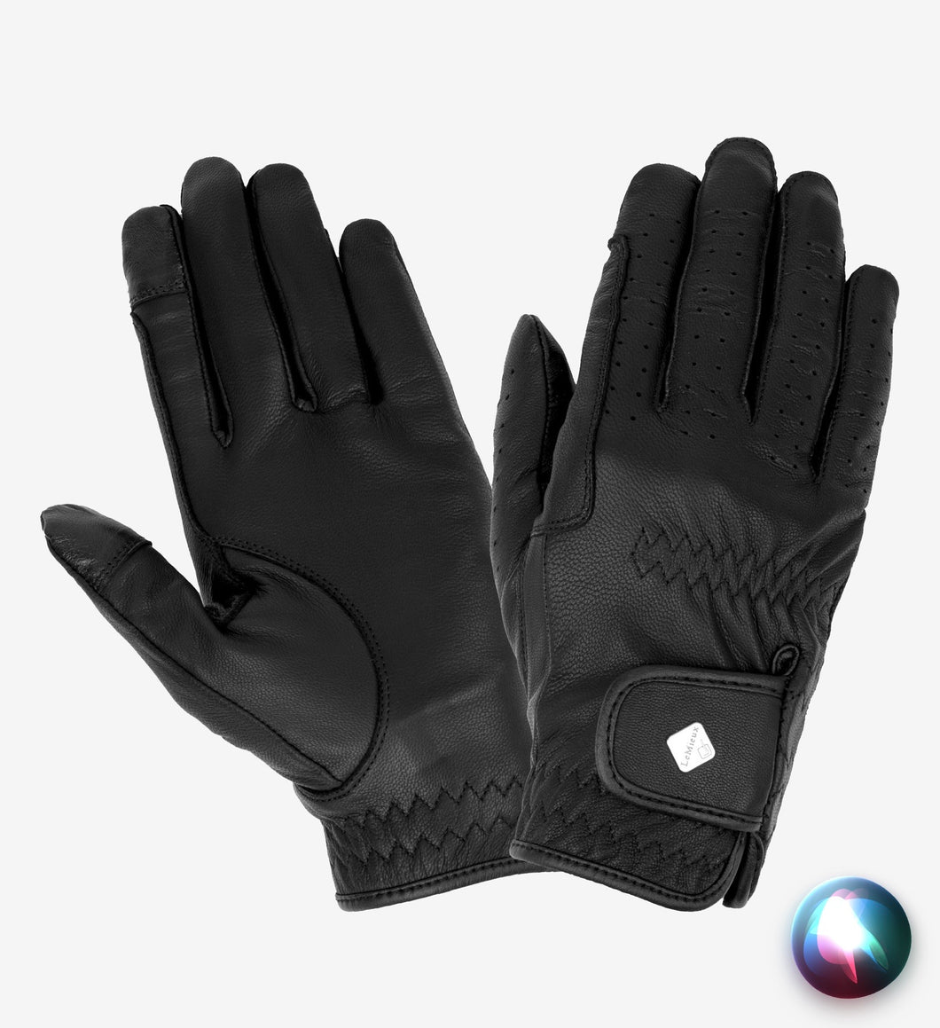Classic leather riding gloves Lemieux gants cuir