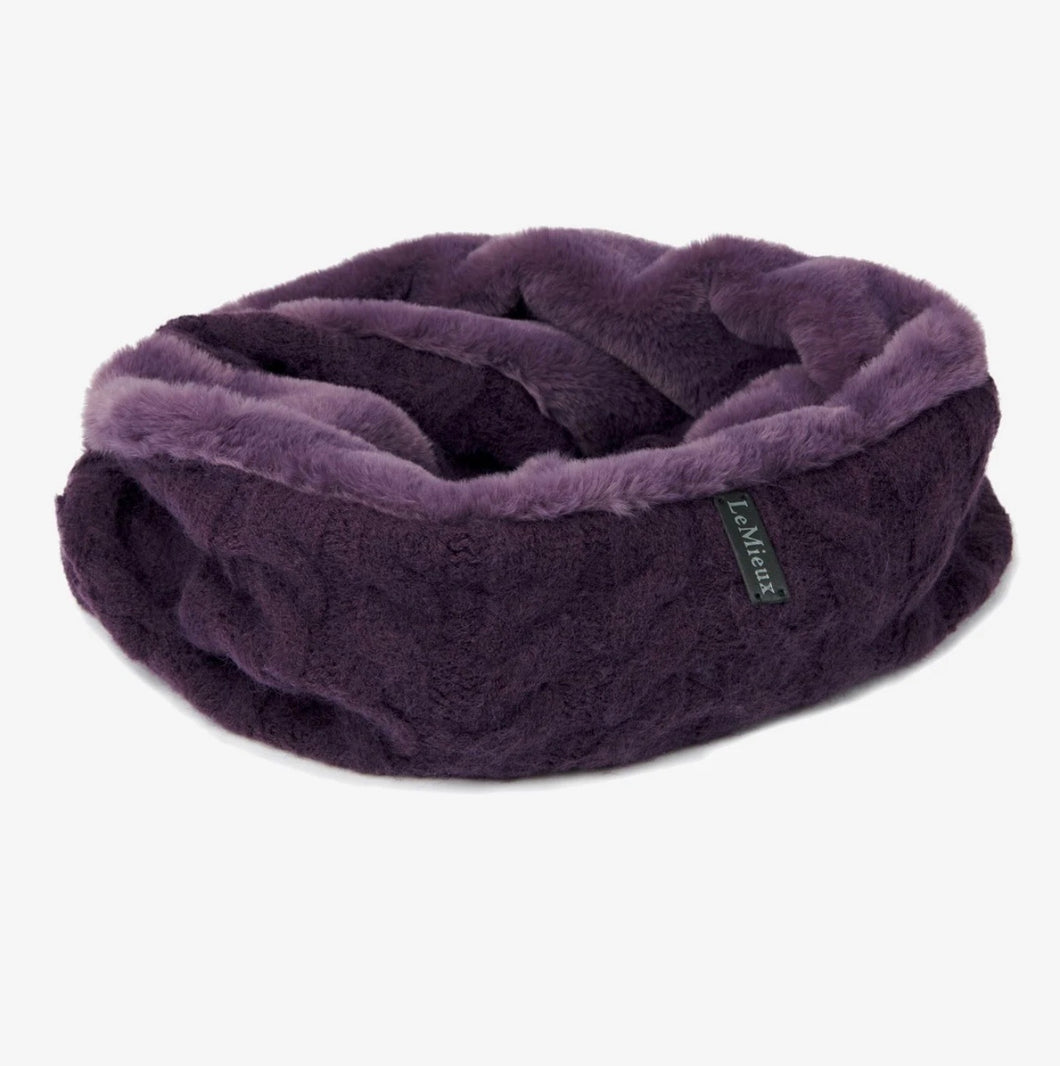 Foulard en tube Lemieux/cable knit snood lemieux